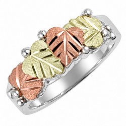 BHG STERLING SILVER LEAVES RING FOR LADIES