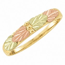 Classic 10K Black Hills Gold Ladies Band Ring