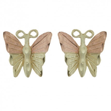 10K BLACK HILLS GOLD BUTTERFLY EARRINGS