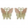 10K BLACK HILLS GOLD BUTTERFLY EARRINGS