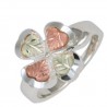  Four Leaf Clover Sterling Silver Ring