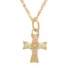 10K Black Hills Gold Inspirational Cross Pendant