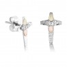 Black Hills Silver Cross Earrings