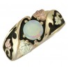 Antiqued Black Hills Gold Opal Ring