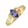BLACK HILLS GOLD LADIES TANZANITE RING