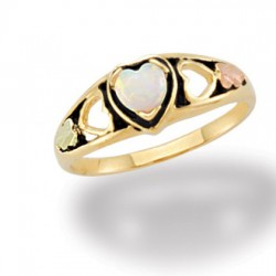 BLACK HILLS GOLD LAB. OPAL LADIES RING