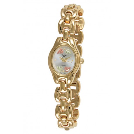 Black Hills Gold-Tone Ladies Watch By Coleman