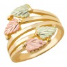 Landstrom's(®) Tri-color Black Hills Gold Ladies Ring
