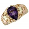 10K BLACK HILLS GOLD LADIES AMETHYST RING