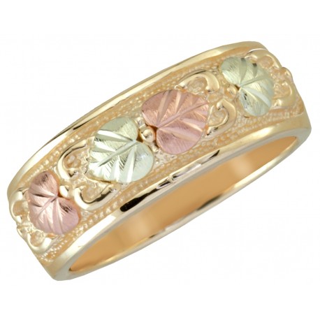K Black Hills Gold Wedding Ring 