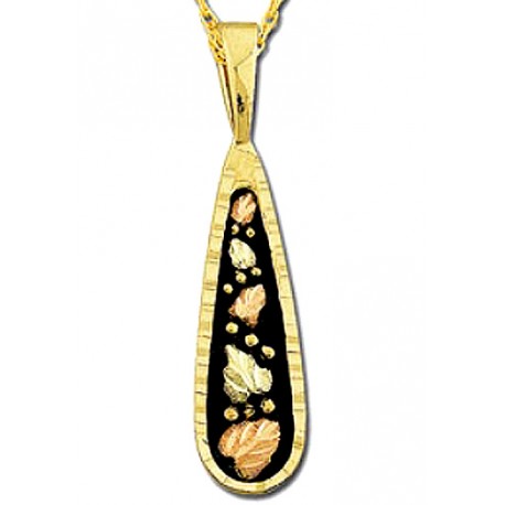 Landstrom's® 10k Gold Antiqued Black Hills Gold Earrings