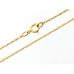 1/20 12K Gold Filled Rope Chain 18-inch Long