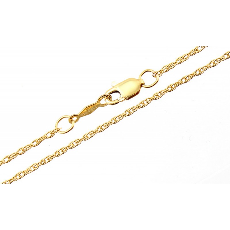 1/20 14K Gold Filled Rope Chain 16-inch Long - BlackHillsGold.Direct