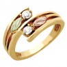 Black Hills Gold Tri-color Bypass Diamond Ring By Landstrom's®