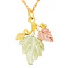 Landstrom's®10K Black Hills Gold Grape Leaf Pendant