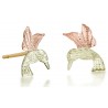 Landstrom's® 10K Black Hills Gold Hummingbird Stud Earring