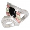 Onyx Black Hills Silver Womans Ring