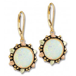 Landstrom's® 10K Black Hills Gold Opal Earrings