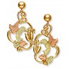 Landstrom's® 10K Black Hills Gold Hummingbird Earrings