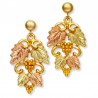 Landstrom's® 10K Black Hills Gold Leaves Earrings with Grape