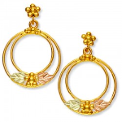Landstrom's® 10K Black Hills Gold Circles Dangle Earrings