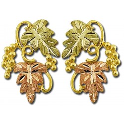 Landstrom's® 10K Black Hills Gold Post Earrings with Grapes