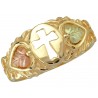 Black Hills Gold Religious Ring