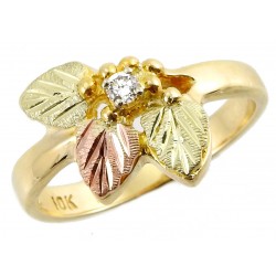BLACK HILLS GOLD LADIES .05TW DIAMOND RING