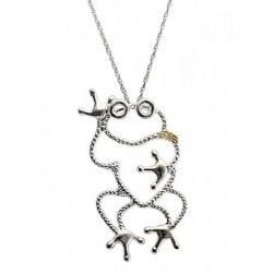 Landstrom's® Black Hills Gold on Sterling Silver Frog Pendant