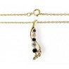 Landstrom's® 10K Black Hills Gold CZ and Sapphire Pendant