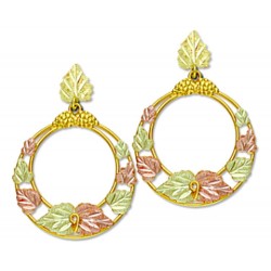 Landstrom's® 10K Black Hills Gold Circle Dangle Earrings