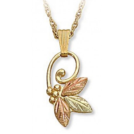 Landstrom's® 10K Black Hills Gold Small Butterfly Pendant