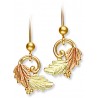 Landstrom's® 10K Black Hills Gold Leaves Earrings with Grape Accent