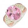 Pink Mount. St. Helens Sterling Silver Ladies Ring