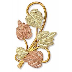 Landstrom's® 10K Black Hills Gold Leaves Brooch Pin
