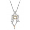 Landstrom's® Black Hills Gold Angel Pendant with 10K Gold Heart