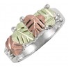 BHG STERLING SILVER LEAVES RING FOR LADIES