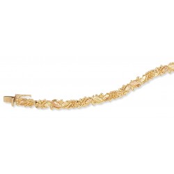 Landstrom's® Black Hills Gold Bracelet with Leaves and Grapes