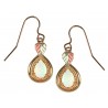 10K Black Hills Gold Opal Earrings
