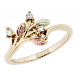 Landstrom's® Stunning Black Hills Gold Tri-color 2BeLoved Diamond Ring