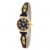 Landstrom's® Ladies Black Hills Gold Black Powder Coated Watch with 12K Gold Leaves