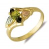 Landstrom's® 10K Black Hills Gold Ladies Ring with Soude Peridot