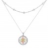 Landstrom's® Unique Sterling Silver Necklace with Circle Pendant