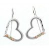 Landstrom's® Black Hills Gold on Sterling Silver Heart Earrings