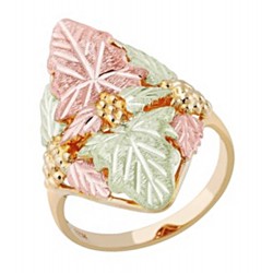 Landstrom's® 10K Yellow Gold Ladies Leaf Ring