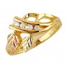 Mt. Rushmore 10K Yellow Gold 1/10TW Diamond Ring