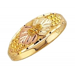 Mt. Rushmore 10K Yellow Gold Ladies Ring with Grapes