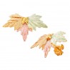 10K Black Hills Gold Lovely Leaf Earrings by Landstrom's®