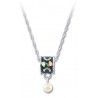 BLACK HILLS GOLD ANTIQUED SILVER LADIES 5MM CULTURED PEARL PENDANT NECKLACE