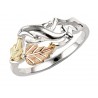 Mt. Rushmore Sterling Silver Ladies Dolphin Ring